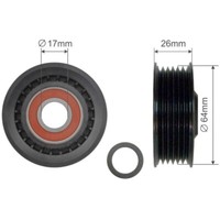 NTY Umlenk-/FüHrungsrolle Keilrippenriemen FüR Jeep Grand Cherokee IV WK WK2