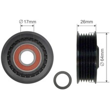 NTY Umlenk-/Führungsrolle Keilrippenriemen für Jeep Grand Cherokee IV 3.0 CRD