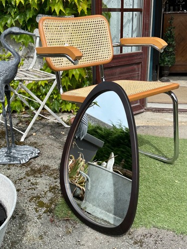 Miroir Marco en bois brun 60x40cm - Photo 9/10