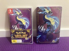 Nintendo Switch Pokémon Violet Game & Steelbook Set (Brand New)