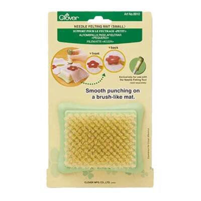 Clover Filzmatte klein 7 x 9 cm   Zubehör zum Trockenfilzen