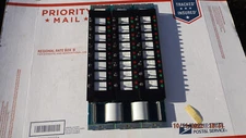 4100 Simplex 562-747 (Rev C) Fire Alarm 16 LED 8 Switch Assembly Board