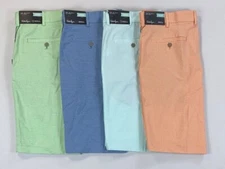 Men's Walter Hagen Perfect 11 Collection Flat Front Seersucker Golf Shorts