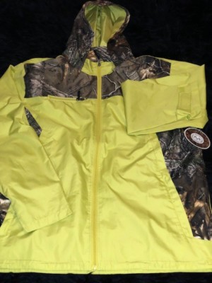 Jacket Trees & Trails Green Realtree Xtra Sz XL RJT2012 SaftGrn A NEW