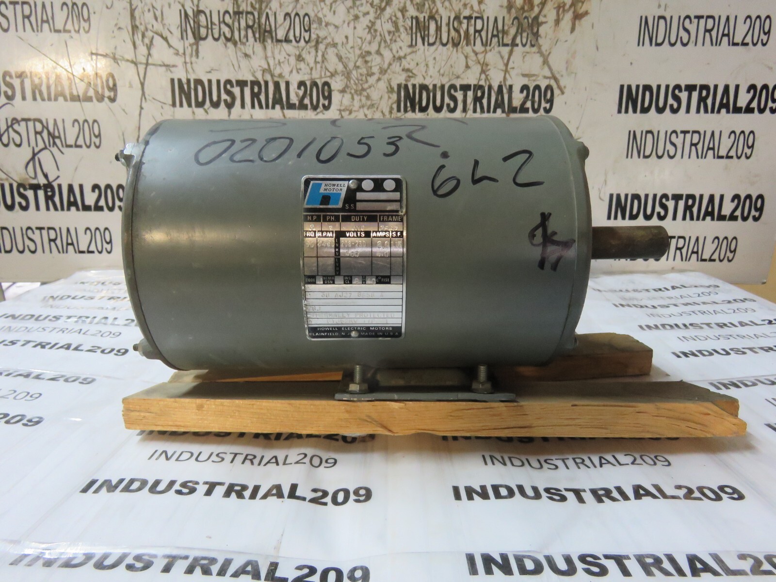 HOWELL ELECTRIC MOTOR 3 HP 3450 RPM 208230/460V PH3 NEW OLD STOCK eBay