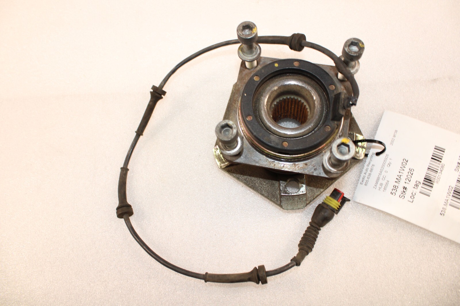 2002 Maserati Coupe, Spyder, Wheel Hub Bearing, Used, P/N 185564