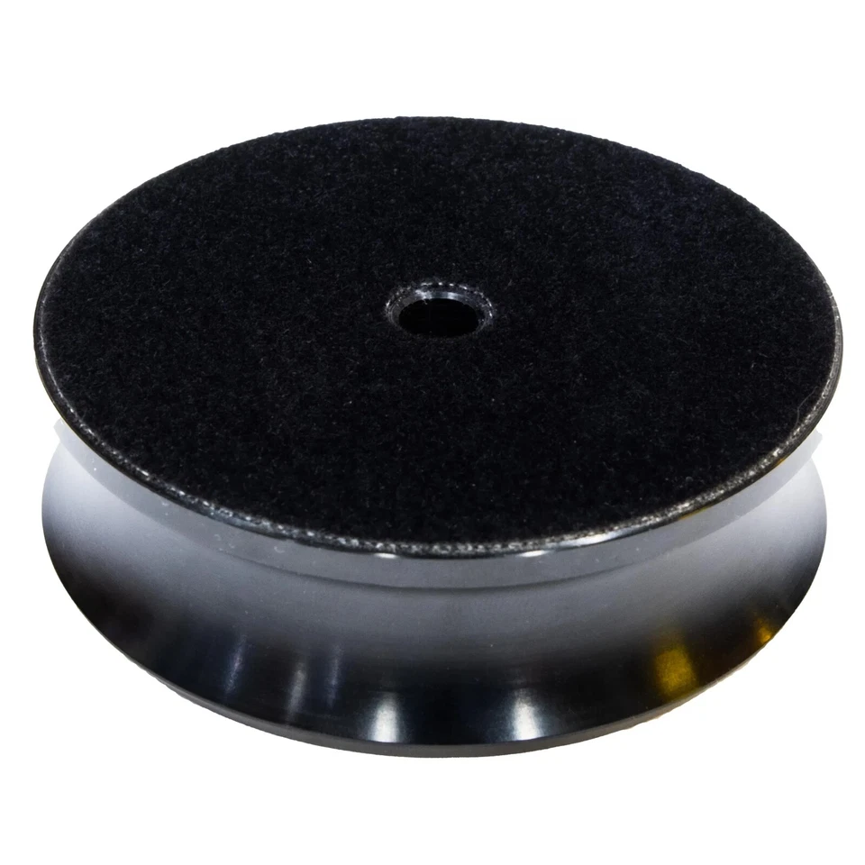 Vinyl record stabilizer weight. Bauhaus signet engraved turntable weight - Image 3 of 4