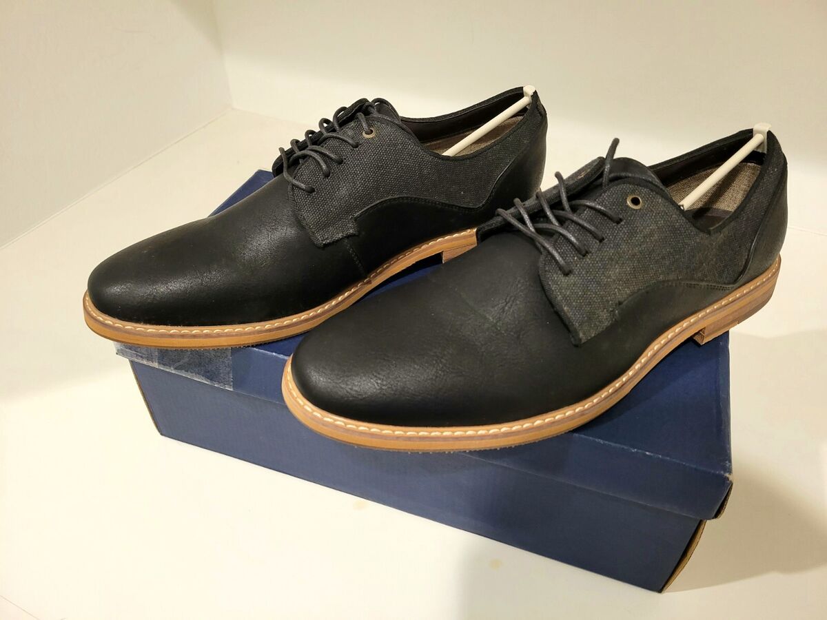 Seven 91 Men's Size 10.5 Black Oxford Dress Shoes - New With Seven 91 Men's Size 10.5 Black Oxford Dress Shoes - New With