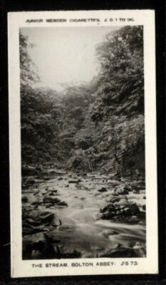 Tabakkarte, Pattreiouex, NATIVES & SCENES, JS1-96,1926,Stream Bolton Abbey,#73