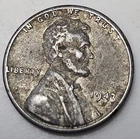 1943-D/D Steel Lincoln Wheat Cent RPM-020 Repunched Mint Mark Variety Penny