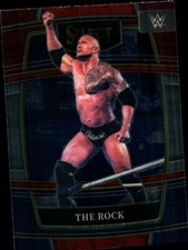 Buy 2022 Panini Select WWE - Concourse The Rock #20 Red & Blue