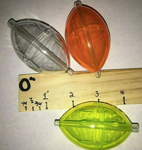 TOUGH BUBBLE slip bobber taglia 2 1/2" LG fill con attacco H2o Double-X Colorado USA - Foto 7 di 7