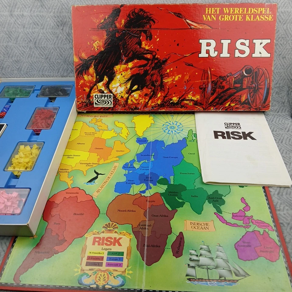 Jeu de société Risk Allemagne mondial de la Stratégie Clipper 2 à 6 joueurs - Photo 3/4