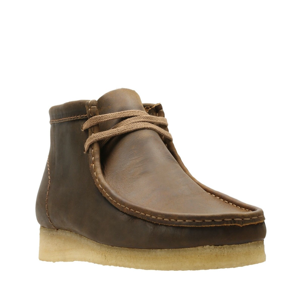 used Clarks natural color Wallabies ワラビー Clarks Original Wallaby Boot in Beeswax | eBay