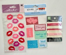 Scrapbooking Embellishments/ Valentines/ Love Theme