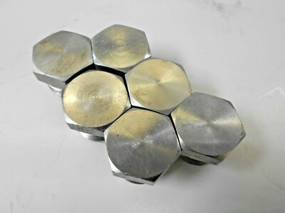 #ad STEEL HOLLOW HIGH PRESSURE PLUG 1quot; PIPE SIZE 3 4quot; ID LOT OF 6*** $15.00