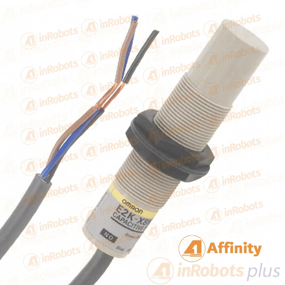 Omron E2K-X8MF1 Proximity Switch Sensor, 12-24VDC, NO PNP DC 3-Wire, 8mm 1PC - Image 2 of 3