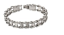 Fred Bennett Bracelet B5116 Fred Bennett Stainless Steel Bike Chain Bracelet