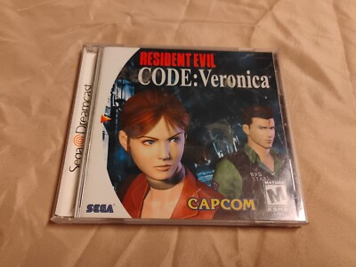Resident Evil CODE: Veronica (Sega Dreamcast, 2000) Complete CIB.   A