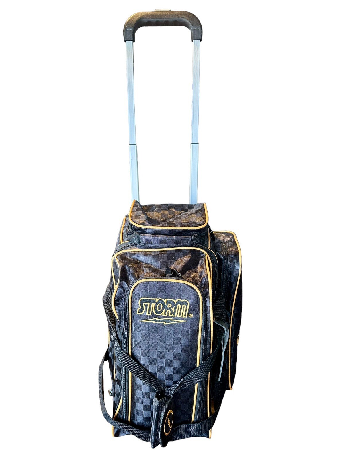 Storm Rolling Thunder 2 Ball Roller Bowling Bag with Wheels Color Black