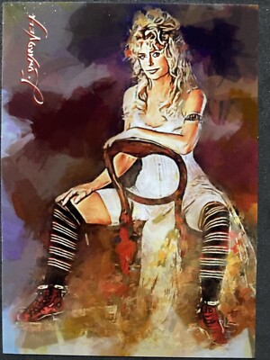 Farrah Fawcett #22 Art Card Limited  Numbered 12/50 Edward Vela Signed 2019.