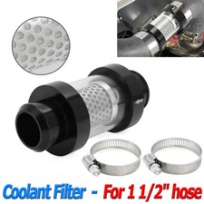 In-line Coolant Filter Clamps Kit For 1 12 Hose Replacement Coolant Filter