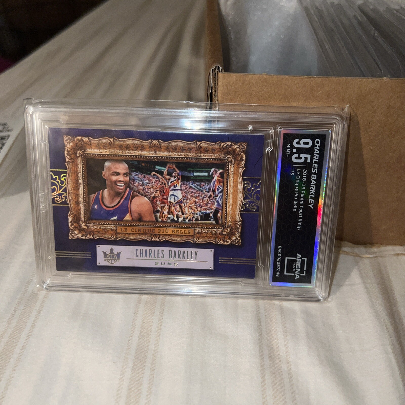 CHARLES BARKLEY 2018 PANINI COURT KINGS #5 LE CINQUE PIU BELLE SUNS HOF 50