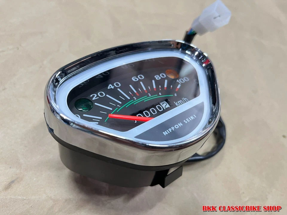 Honda Chaly Dax CF50 CF70 ST50 ST70 ST90 Speedometer meter Nippon Seiki km/h - Image 3 of 4
