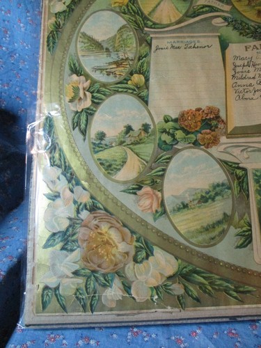 1905 James Lee Chicago Print God Bless Our Family Smethurst 1860 Tichenor 1863+ - Picture 7 of 11