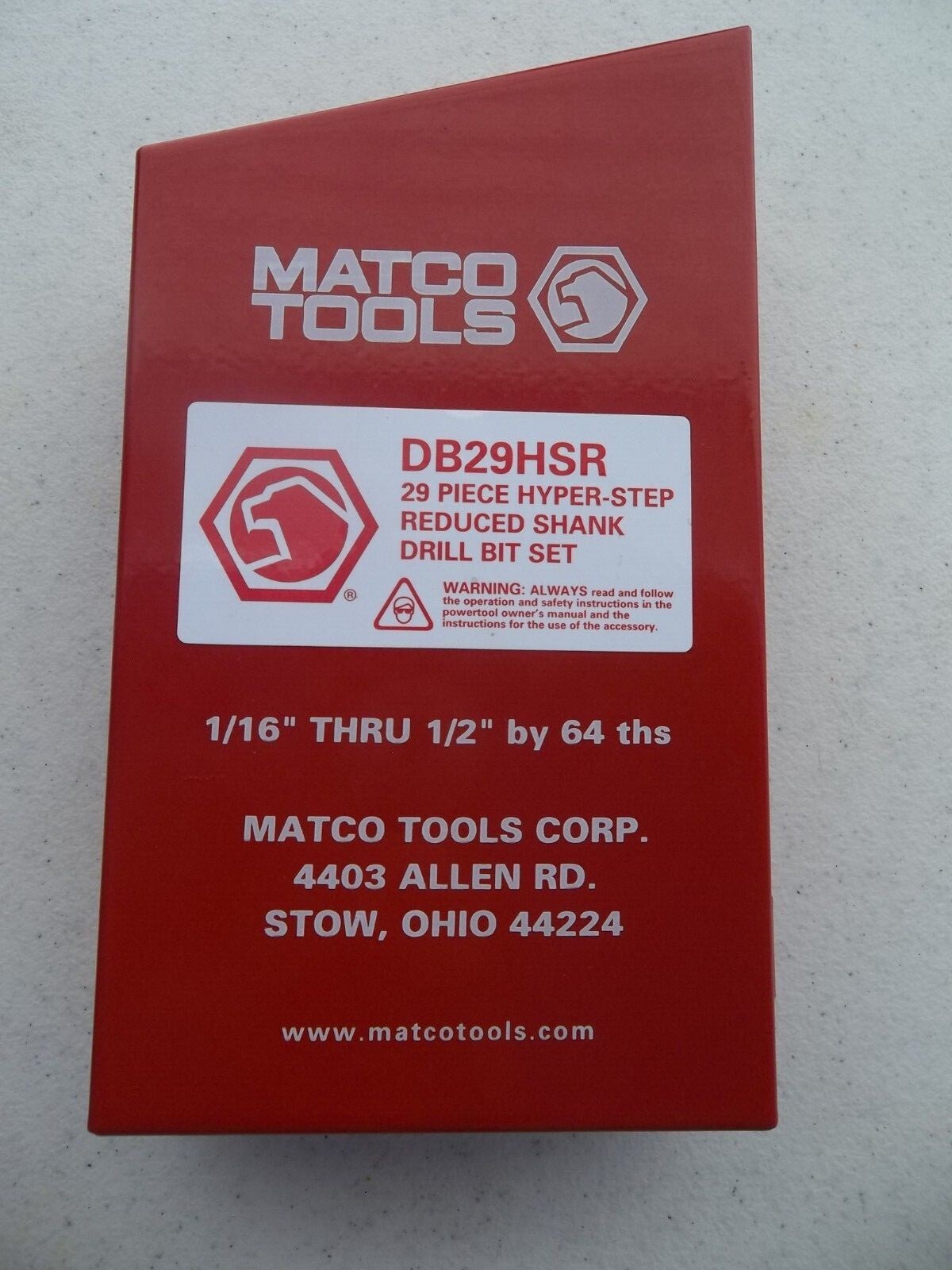 Matco Tools DB29HSR 29pc Hyper-step 