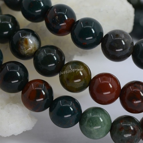 6mm Fashion round gemstone beads stretchable bracelet 6.5" - Picture 23 of 222