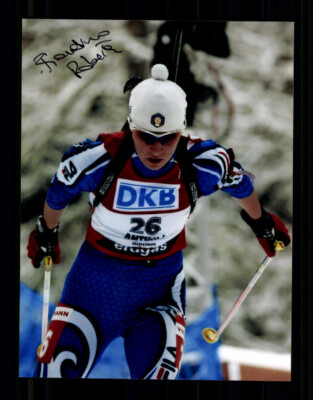 Roberta Fiandino Italienische Biathletin Original Signiert + A 242678