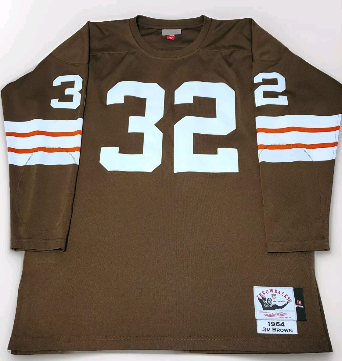 AUTHENTIC Mitchell & Ness #32 Jim Brown 1964 Cleveland Browns