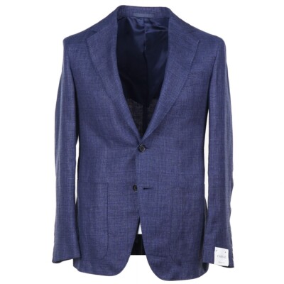 Caruso Slim-Fit 'Aida' Soft-Constructed Wool-Linen Sport Coat 38R (Eu 48) NWT