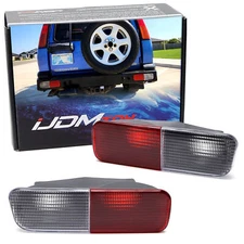 Clear & Red Lenses Lower Rear Bumper Reverse/Rear Fog Lamp For 99-04 Discovery 2