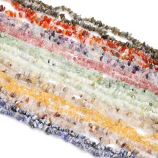 Natural Chips Gemstone Loose Bead 32" Chip Necklace Diy Jewelry Bracelets