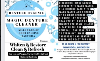 Denture HyGenie Denture Cleaning Magic Powder