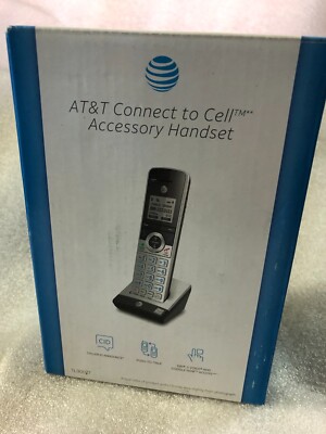 AT&T TL90077 cordless connect to cellphone accessory handset | eBay