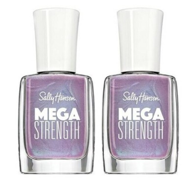 Pack of 2 Sally Hansen Mega Strength Nail Color, Persis-tint, 0.4 fl oz