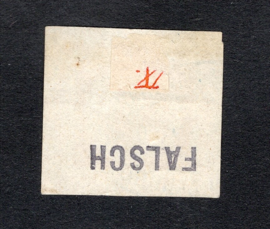 Uruguay 1861 stamp Mi#15b Forgery used CV=31$ lot 2