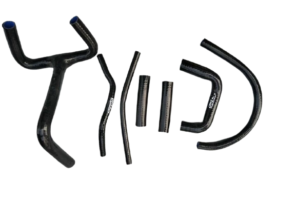 GPI RACING Kühlerschlauch-Set passend für KTM 400 540 620 625 640 660 LC4 94-06 schwarz