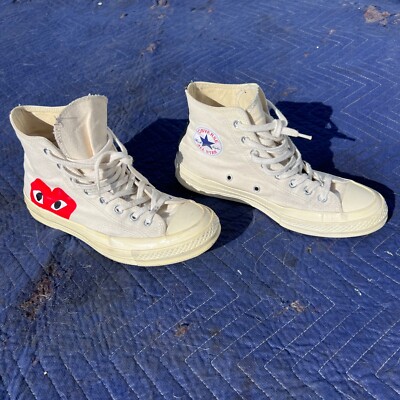 Converse Shoes x Comme des Garçons PLAY Chuck 70 Size 7 Mens 150205C