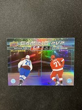 24-25 UD Series 1 Hockey Blue SP Gaming PVP GPVP-12 MacKinnon/Larkin