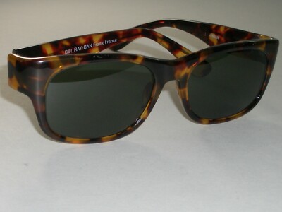 VINTAGE RAY BAN  Bohemian tortoise sunglasses first edition Ray-Ban B&L BOHEMIAN W1415 Vintage Tortoise Sunglasses Green  main image 4