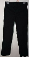 Dickies genuine Kids Boys' Flex waist Flat Front Straight Leg Pant Black,Size 18