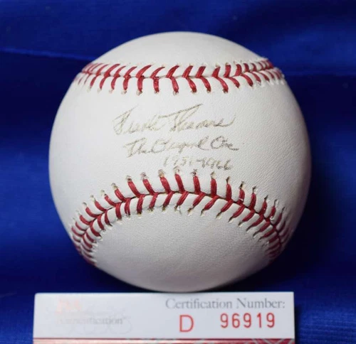 Frank Thomas JSA COA Autograph Major League Signed Baseball The Original One