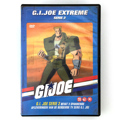 G.I.JOE EXTREME SERIE 2 GIJOE TV BLACK DRAGON IRON KLAW METALHEAD RARE DUTCH DVD
