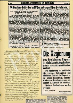 Fonts Brands Cabinet Hoffmann Munich 1919 Revolution Freikorps Volume I -18