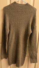 forever 21 Sweater Dress Grey Large