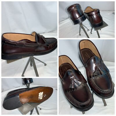 Covington Penny Loafers Shoes Sz 12 Men Brown India NWOT YGI D0S-8